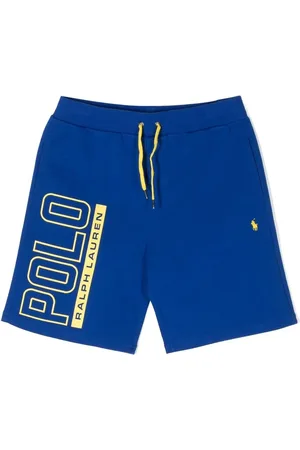 Ralph Lauren Shorts con cordones en la pretina y logo estampado