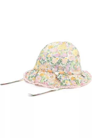 Tartine Et Chocolat Sombreros - Floral-print cotton sun hat