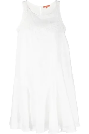 ERMANNO SCERVINO Vestido recto con detalle de encaje