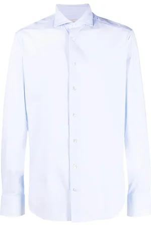 Traiano Milano Camisa con cuello de pico