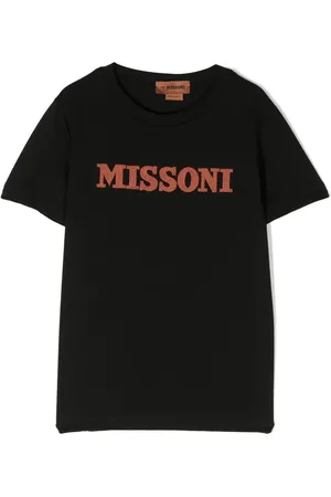 Missoni Playera manga corta con logo estampado