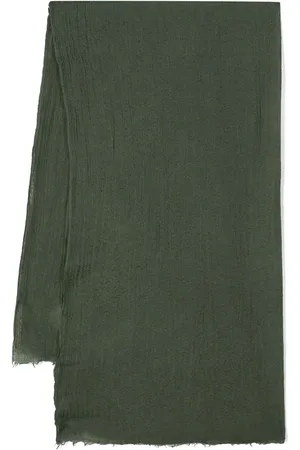 Rick Owens Mascada Pashmina con bordes deshilachados