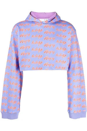 Natasha Zinko Hoodie con estampado Angry