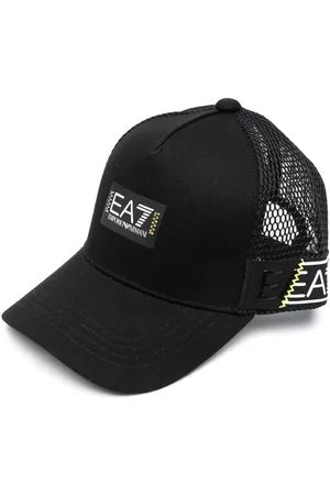 EA7 Hombre Gorras - Mesh logo-detail baseball cap