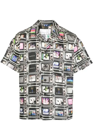 Natasha Zinko Camisa con estampado TV