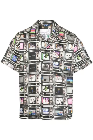 Natasha Zinko Camisa con estampado TV