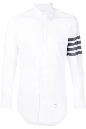 Thom Browne Camisa 4 Bar Stripe