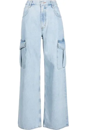 AGOLDE Jeans anchos con efecto de lavado de piedra