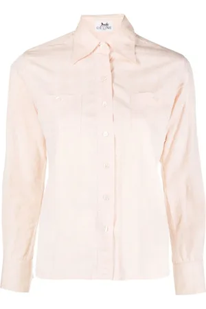 Céline Camisa con estampado gráfico 1970