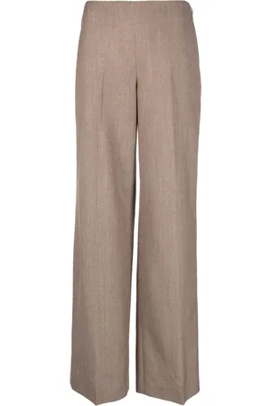 Stella McCartney Pantalones anchos con pinzas