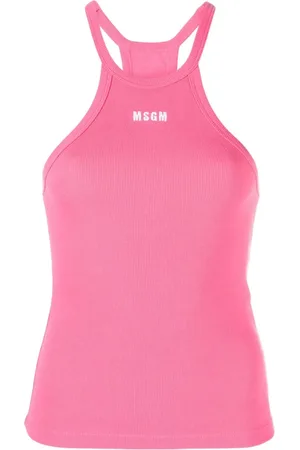 Msgm Camiseta con logo estampado