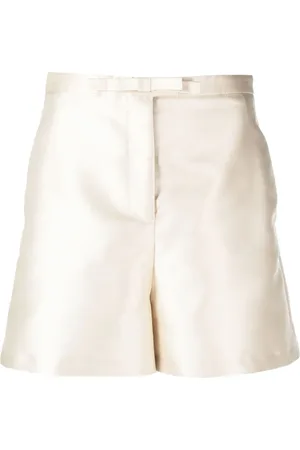 BLANCA Shorts de vestir con efecto satinado