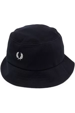 Fred Perry Hombre Sombreros - Embroidered-logo bucket hat