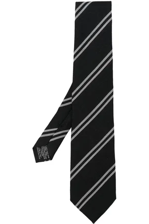 Tom Ford Corbata con motivo de rayas diagonales