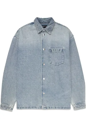 Purple Brand Sobrecamisa de mezclilla