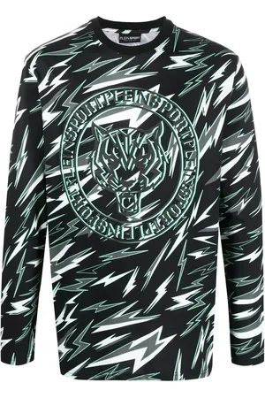 Philipp Plein Playera con rayos estampados