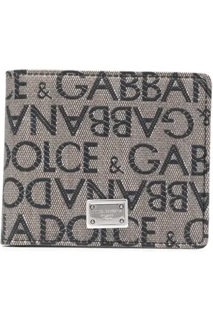 Dolce & Gabbana Cartera con logo en jacquard y cierre