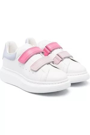 Alexander McQueen Touch-strap leather sneakers