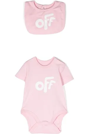 OFF-WHITE Set de mameluco con logo estampado