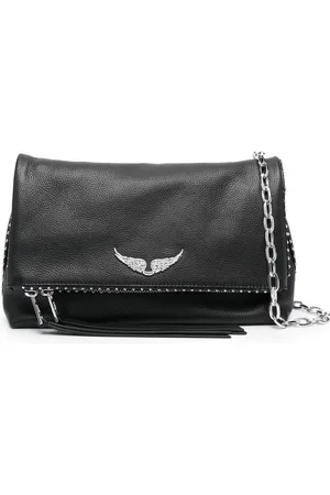 Zadig & Voltaire Bolsa de hombro con placa del logo