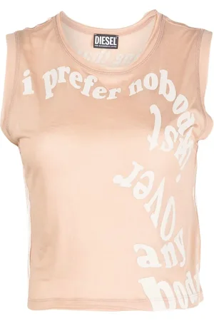 Diesel Top con estampado de letra