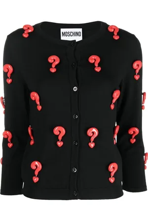 Moschino Cárdigan Red Question Marks