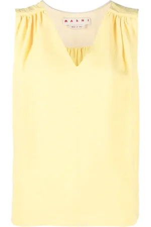 Marni Top en jacquard con volantes