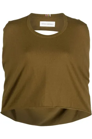 EXTREME CASHMERE Top tejido con cuello halter