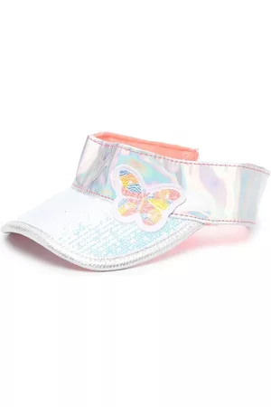 Billieblush Butterfly-detail iridescent-effect visor