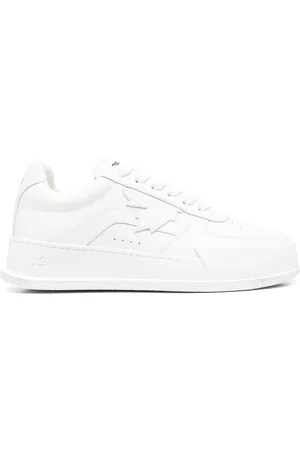 Dsquared2 Tenis con agujetas y logo estampado