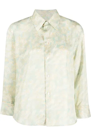 Jil Sander Camisa manga larga con estampado floral
