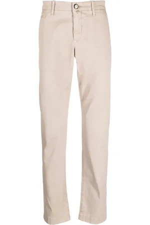 Jacob Cohen Pantalones rectos con parche del logo