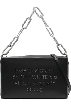 OFF-WHITE Bolsa de hombro con detalles de cristal y logo