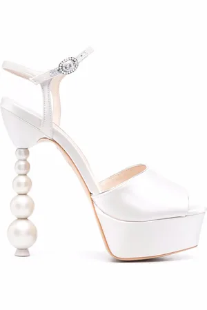 SOPHIA WEBSTER Sandalias Natalia con tacón de cuentas