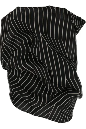 Rick Owens Blusa de seda asimétrica
