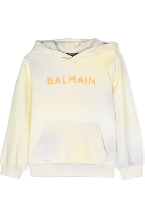 Balmain Hoodie con logo estampado