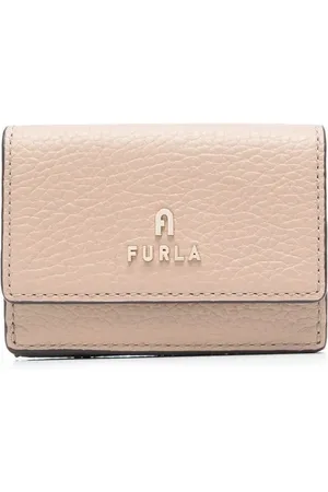 Furla Cartera plegable con placa del logo