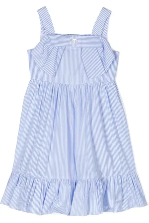 Twin-Set Vestido con rayas estampadas