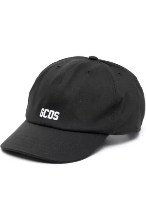 GCDS Embroidered-logo cotton cap