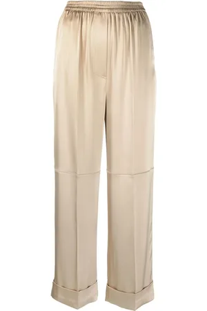 Nanushka Pantalones anchos con paneles