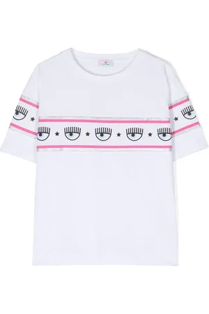 Chiara Ferragni Playera con logo estampado