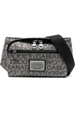 Dolce & Gabbana Cangurera con logo estampado