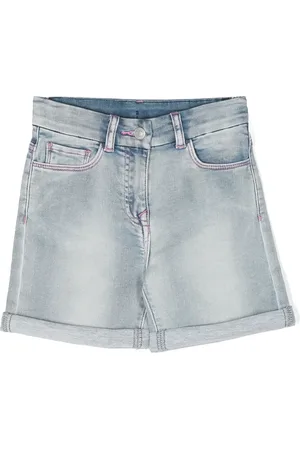 Chiara Ferragni Shorts de mezclilla con logo bordado