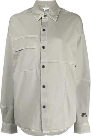 Izzue Camisa oversize con paneles