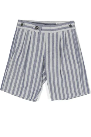 Brunello Cucinelli Shorts con motivo de rayas