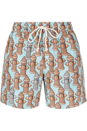 Palm Angels Shorts de playa Fire Hydrant