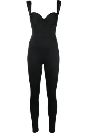 Noire Swimwear Jumpsuit sin mangas con estilo bustier