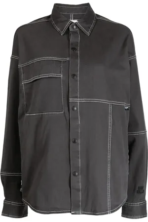 Izzue Camisa oversize con paneles