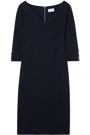 ST. JOHN Mujer Vestidos - Vestido de tweed con cuello en V
