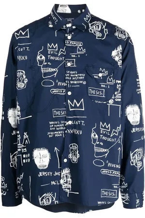 JUNYA WATANABE Camisa manga larga con estampado gráfico
